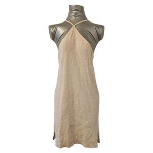 Cream Dynamite Women's Criss-Front Knit Mini Dress